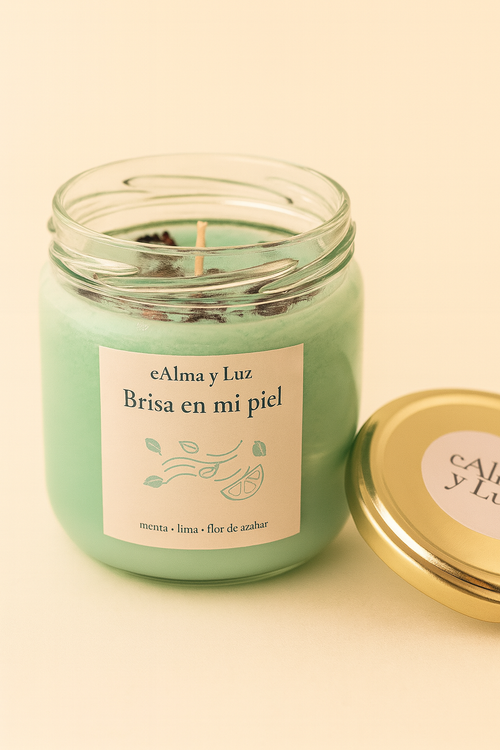 Brisa en mi piel – Vela aromática artesanal (230g)